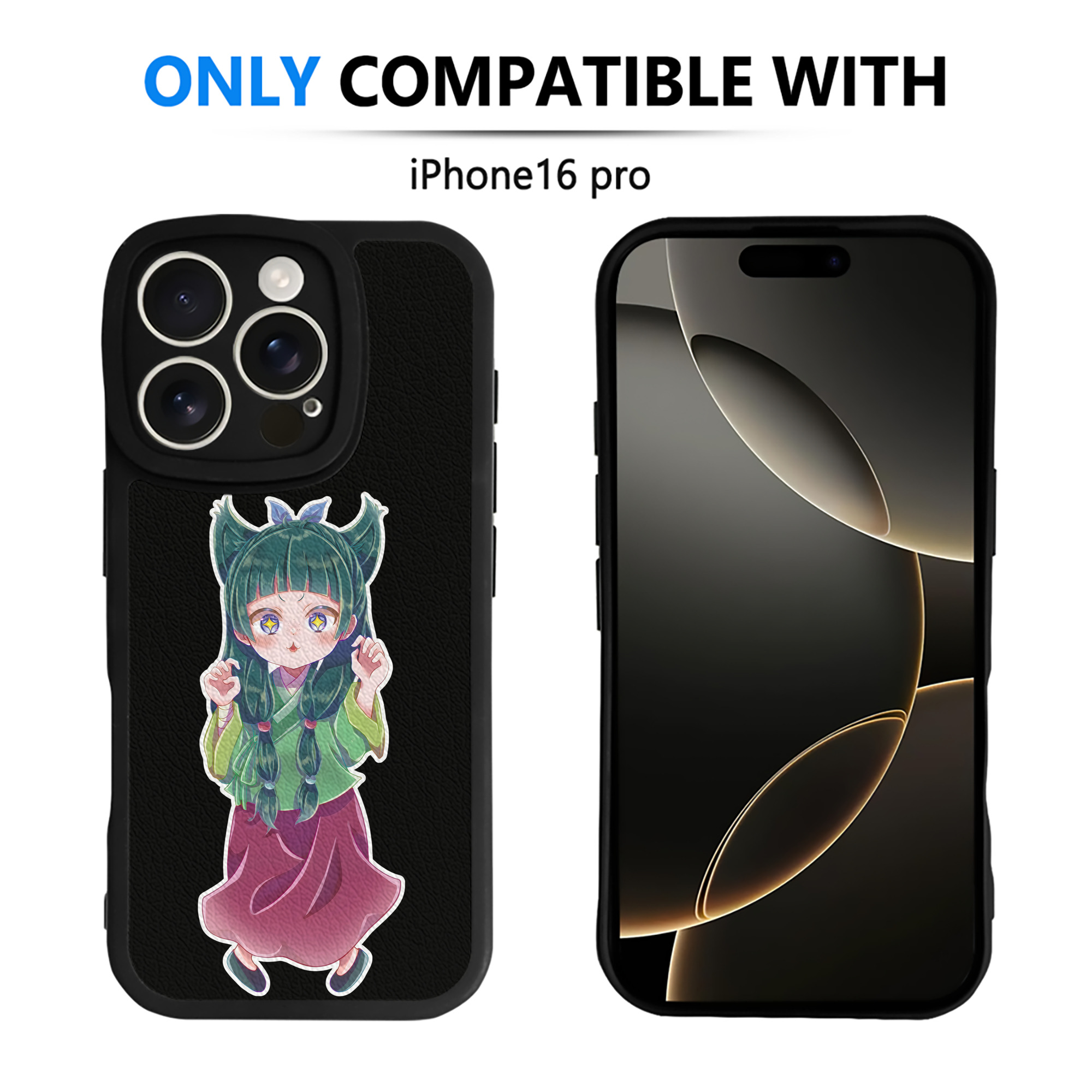 薬屋のひとりごと The Apothecary Diaries 【iPhone 16シリーズ対応】シリコンスマホケース（レザー調） 材質：シリコン
